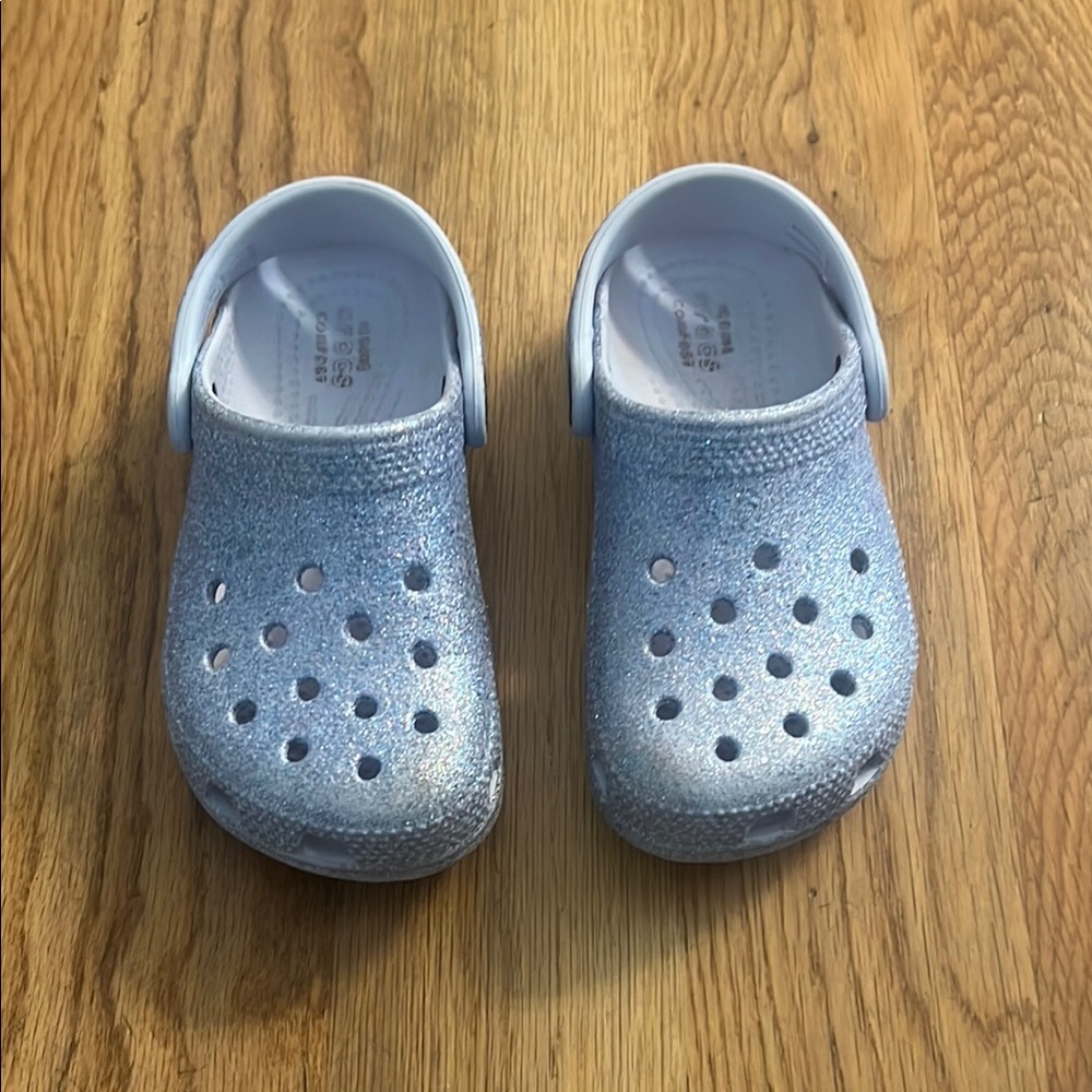 Kids Glitter Clogs